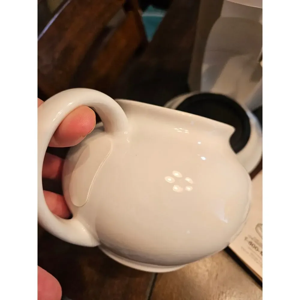 Mrs Tea Hot Tea Maker by Mr Coffee 6 Cup Electric Teapot HTM1 Ceramic Pot & Lid